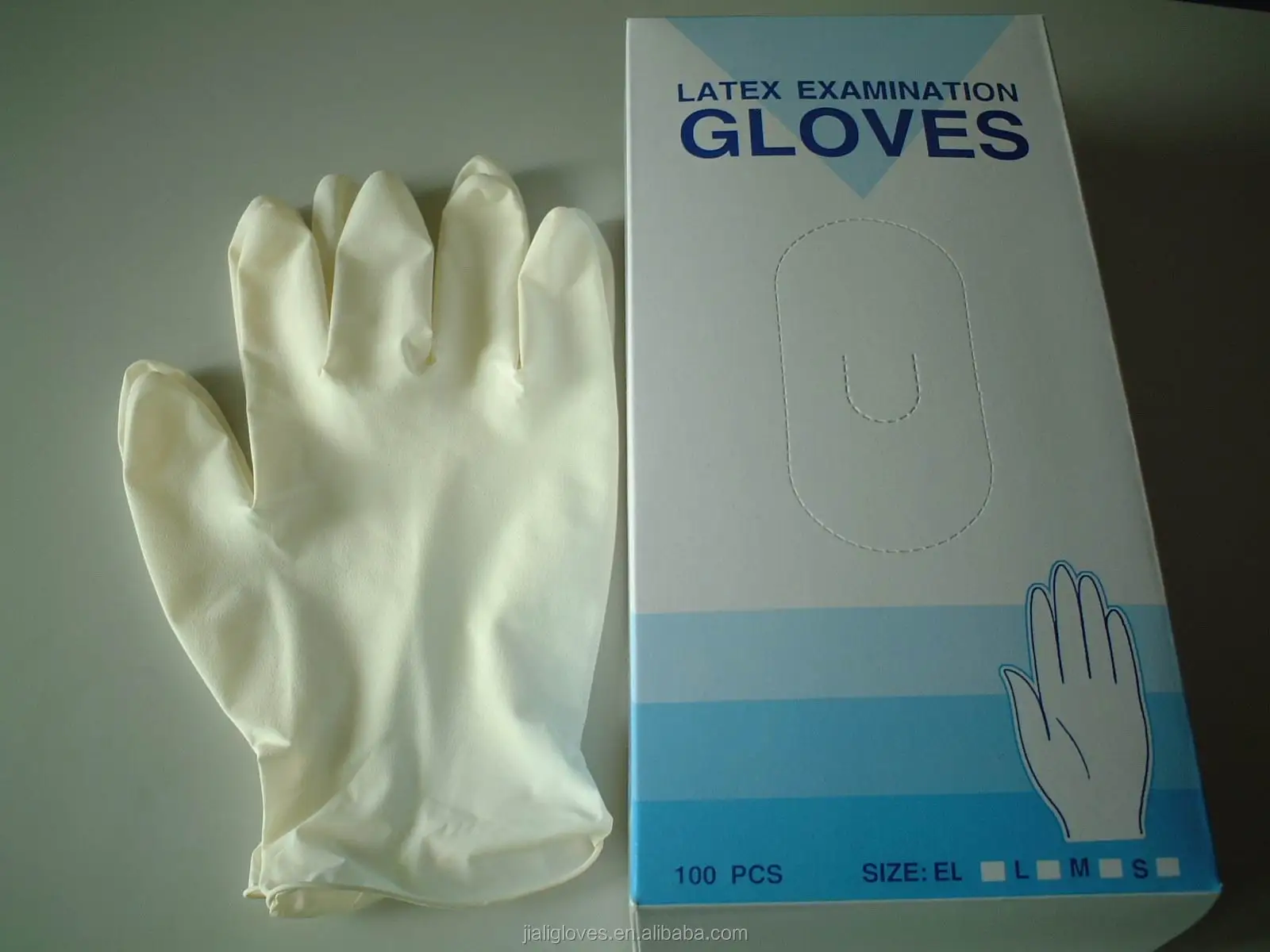 Latex gloves finger textured /Surgical Glove Powdered&Powder Free byCE ISO