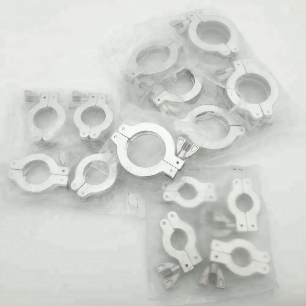 KF/NW10 16 25 40 Al clamp and centering ring with O ring