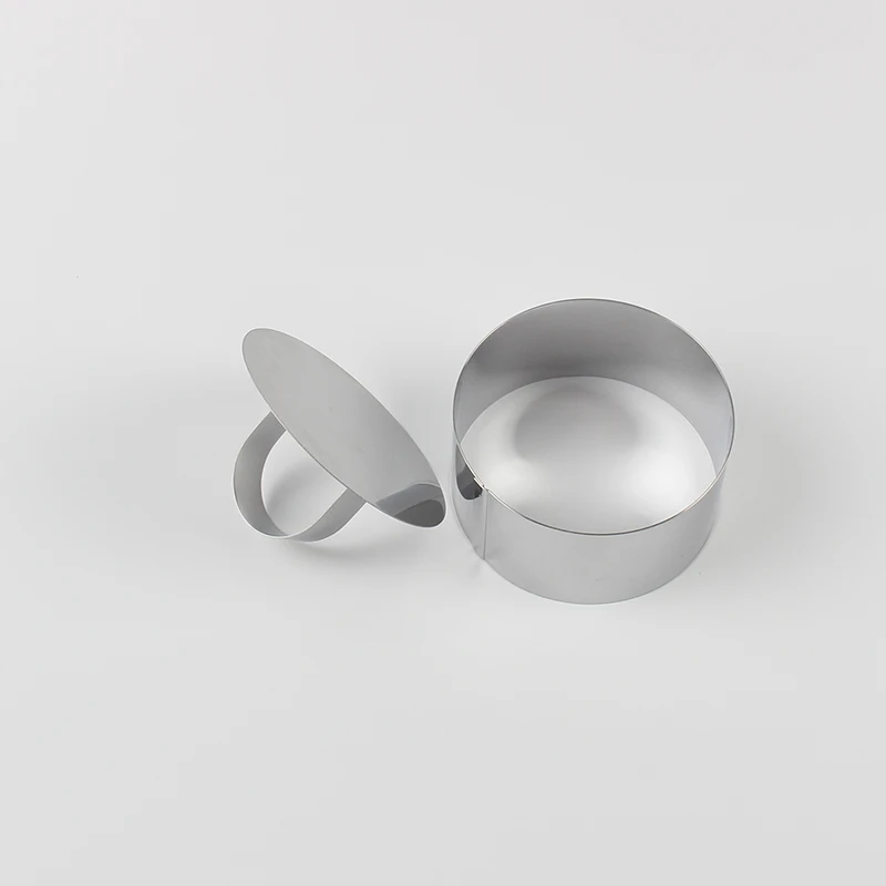 
Stainless Steel Cheese Cake Cookie Cutter Mold / Round Shaped 