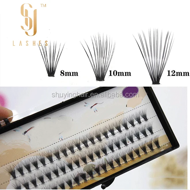 0.03 3D Individual flare eyelashes extension ussian eyelashes with custom logo