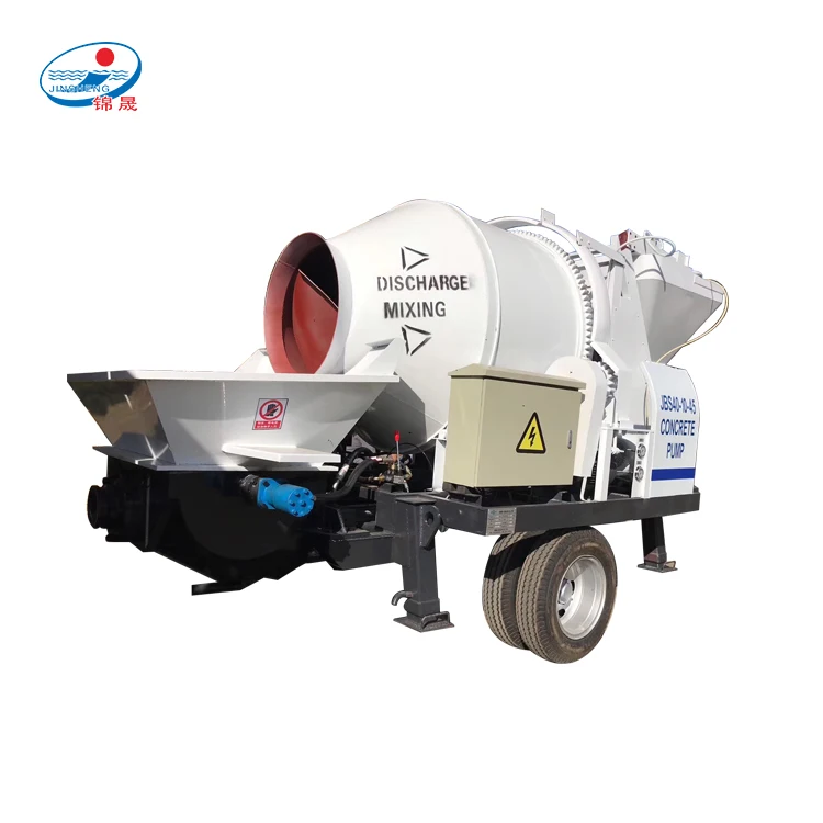 With good quality mini mobile cement concrete mixer pump