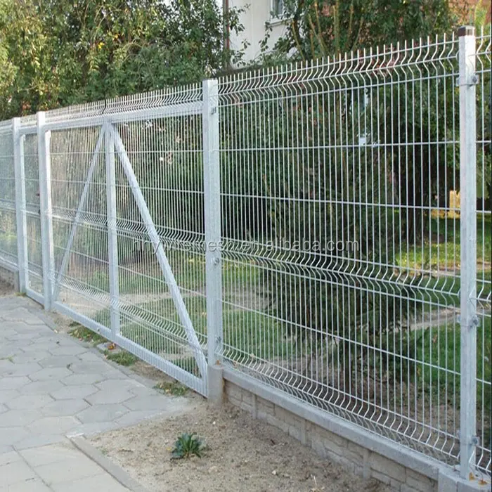 solar power station galvanized pvc coated wire fence protection welded fence garden wire fence