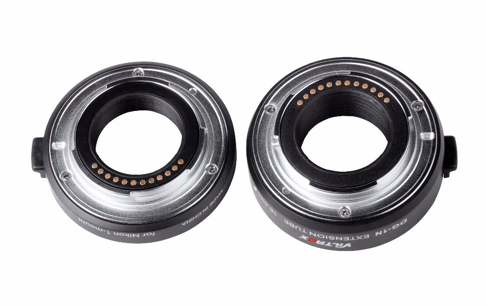 Viltrox DG-1N Auto Focus Camera Macro Extension Tube 10mm+16mm Adapter Set for Nikon 1 mount Lens J1 J2 J3 V1