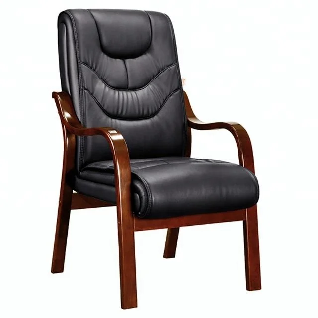 
Chair For Meeting Room Wooden Frame Conference Chair 