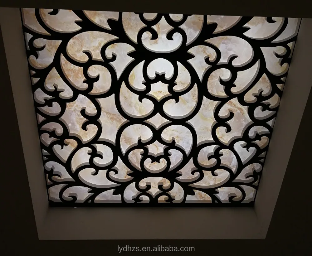 Faux  Translucent stone sheet/ Artificial Alabaster