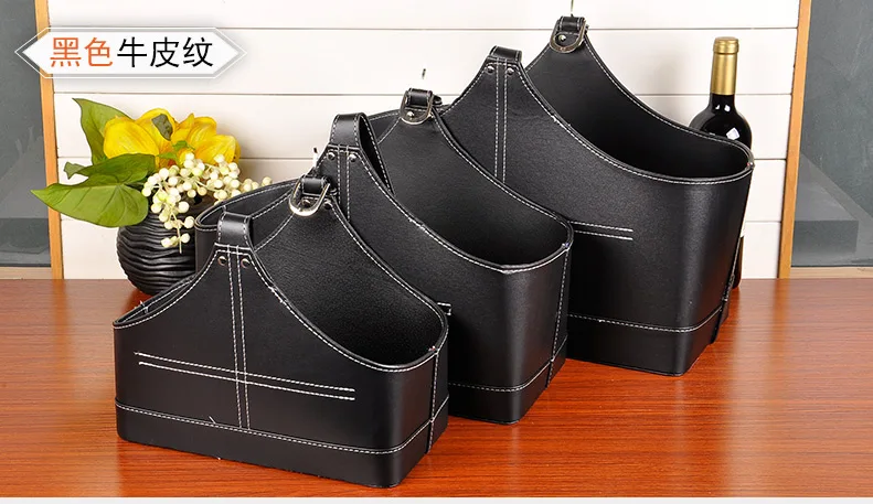 China manufacturer flower willow storage gift baskets portable gifts basket leather basket