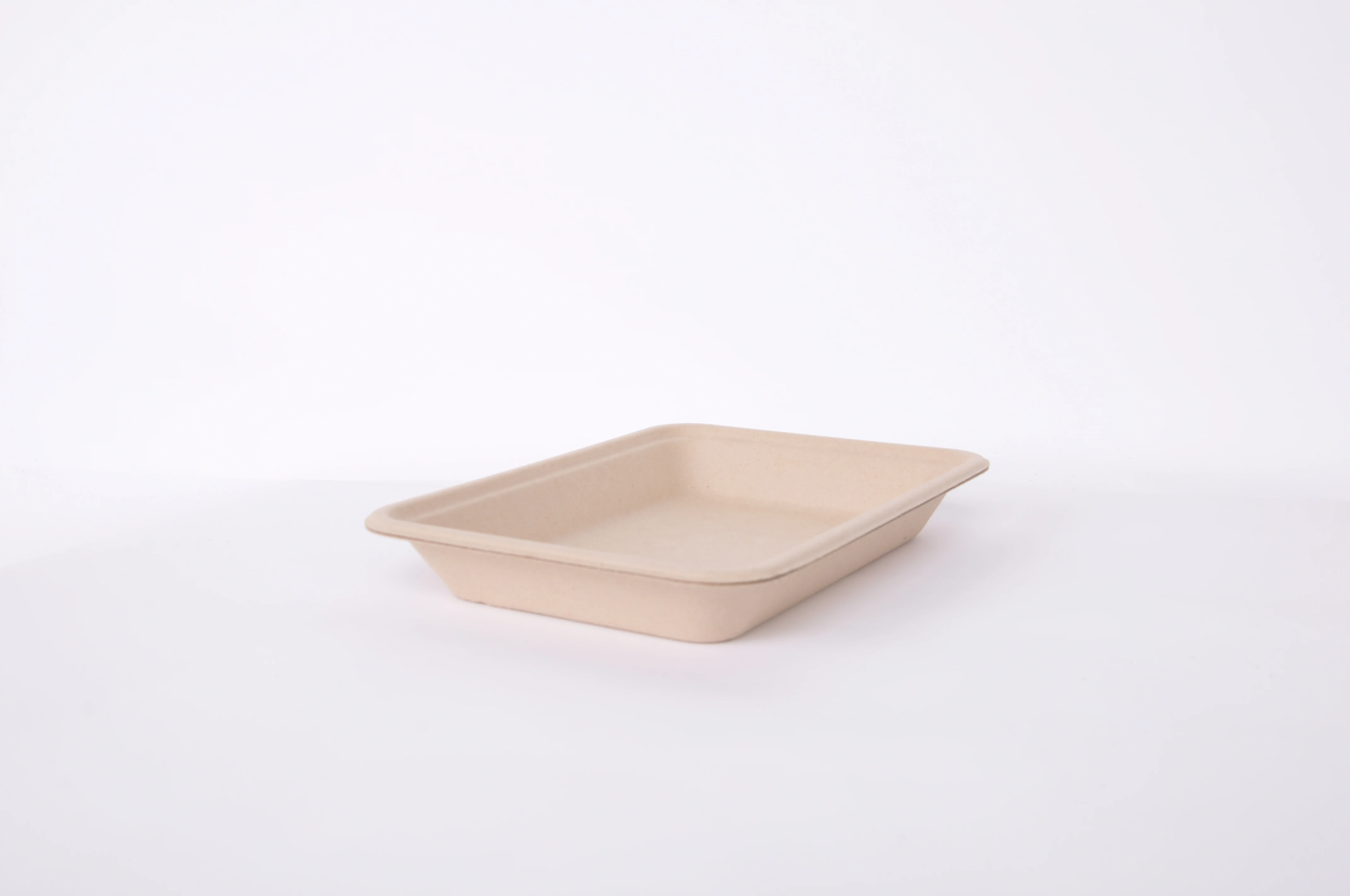Bamboo pulp+Wheat straw pulp tableware