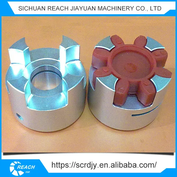 Jaw вал зажим типа красный резиновые гибкие муфты