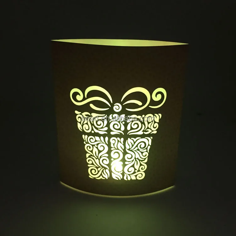 
Multi Color Switch Fashionable Decoration Paper LED Table Lamp 