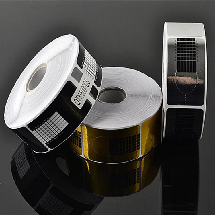 Прямоугольная форма для французского маникюра, металлическая Форма для ногтей, руководство по наращиванию, форма, наклейка, клейкая лента, Типсы, инструменты для УФ-геля