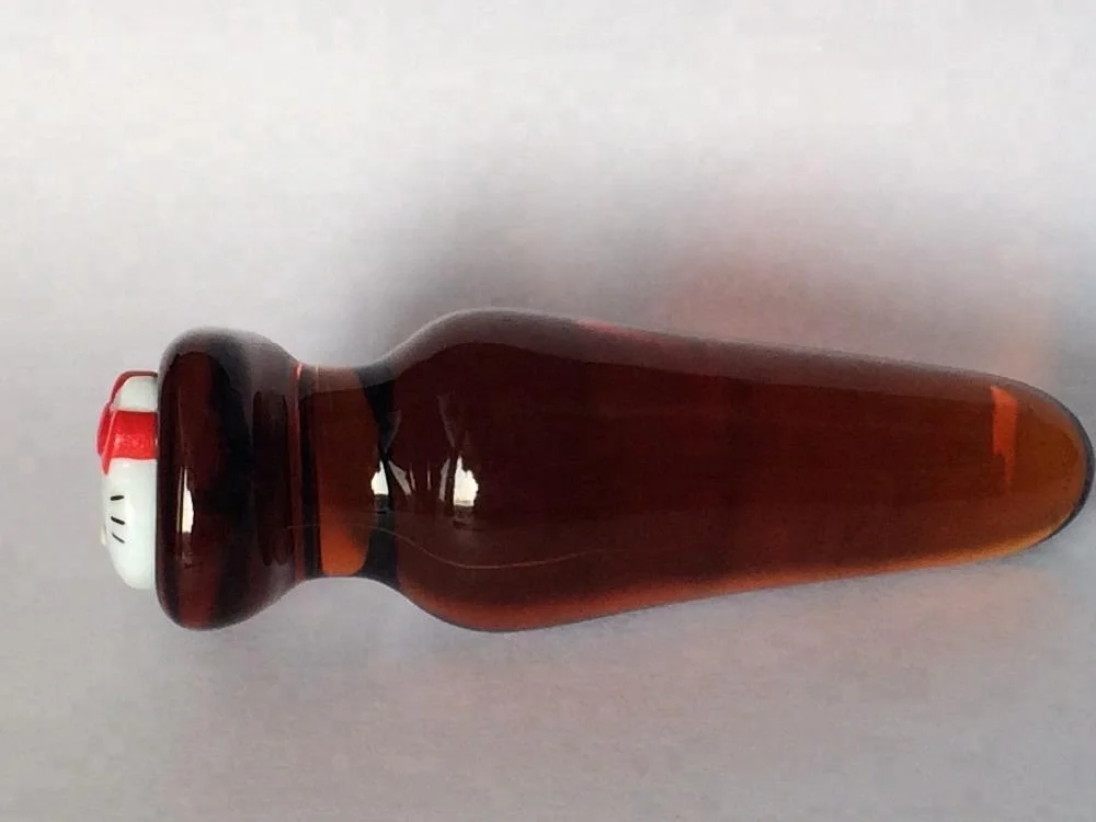 
High Quality Glass Anal Game Butt plug Crystal Kitty Cat Anal Plug 