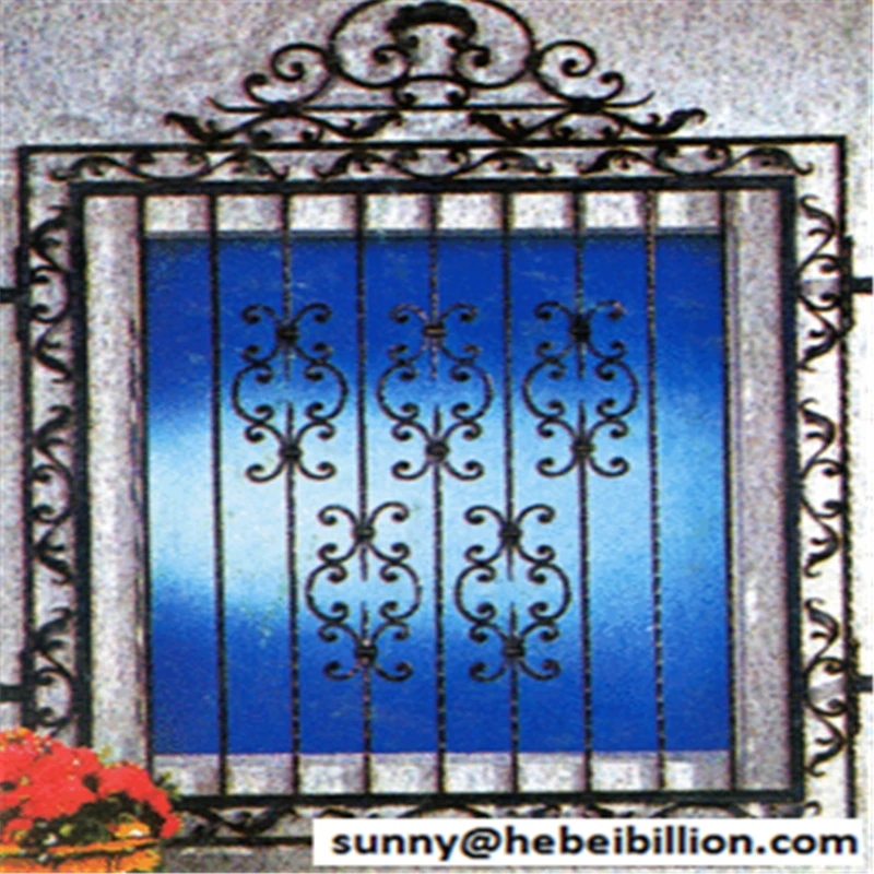 wrought iron window