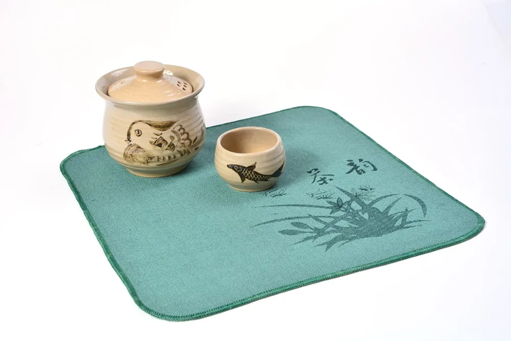 China Factory Microfiber square custom standard size tea towel