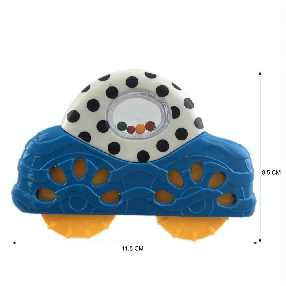 Popular plastic hand bell wrist rattle toy for babies