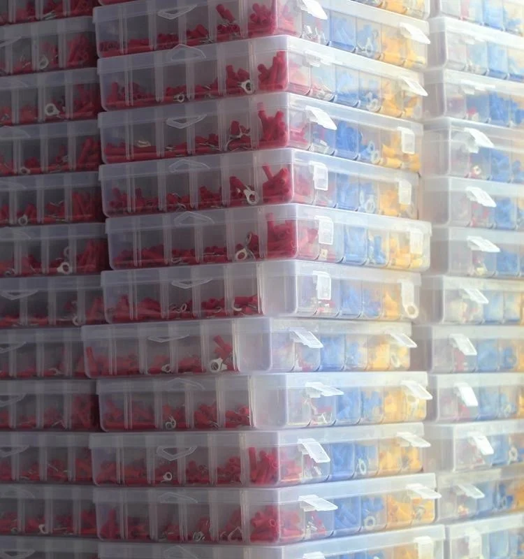 different colors automotive screw type wire connector brass battery terminals