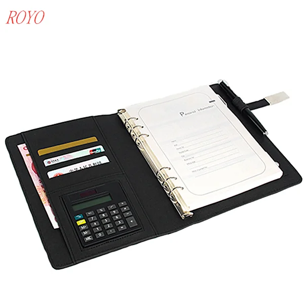 6 Multifunctional 8000 mah Cloth Power Bank  Notebook With 8/16/32GB U Disk  and  Calculator