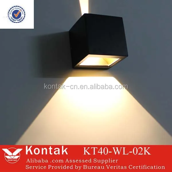 Внешний светодиодный настенный светильник Современный наружный вверх вниз/светодиодный для сада/улицы поверхностного монтажа