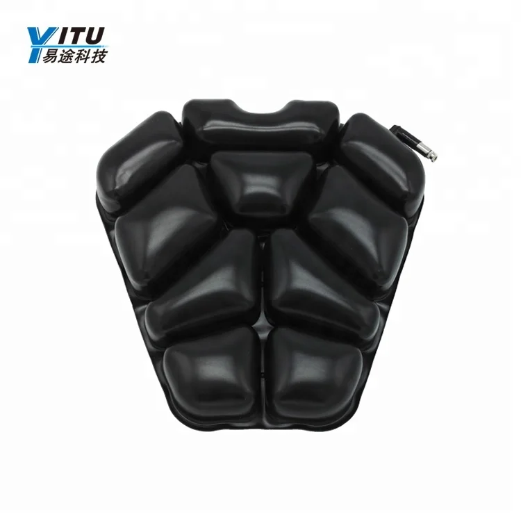 Motorcycle Rear Seat Cushion Backrest Air Pad Passenger Comfort Made of Neoprene
