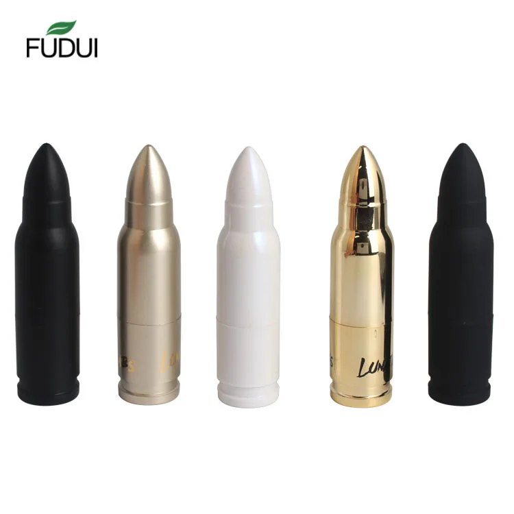 
FUDUI factory round rubber hot cakes overgild glossy Fourze high-class matte High quality now custom bullet empty lipstick tube 