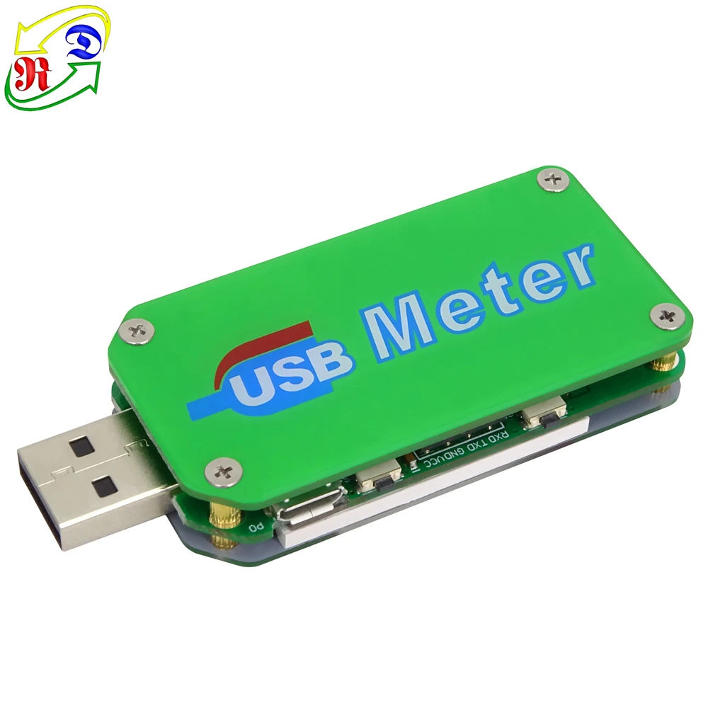 RD USB 2.0 UM24 Color LCD Display voltmeter ammeter measure cable resistance USB Tester analog panel Voltage Meter