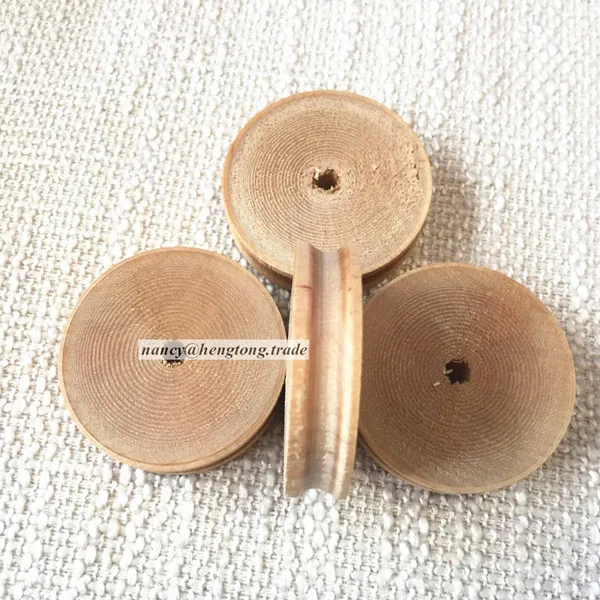 40mm birch wheel wood bead,birch pulley,wood accessory without varnish