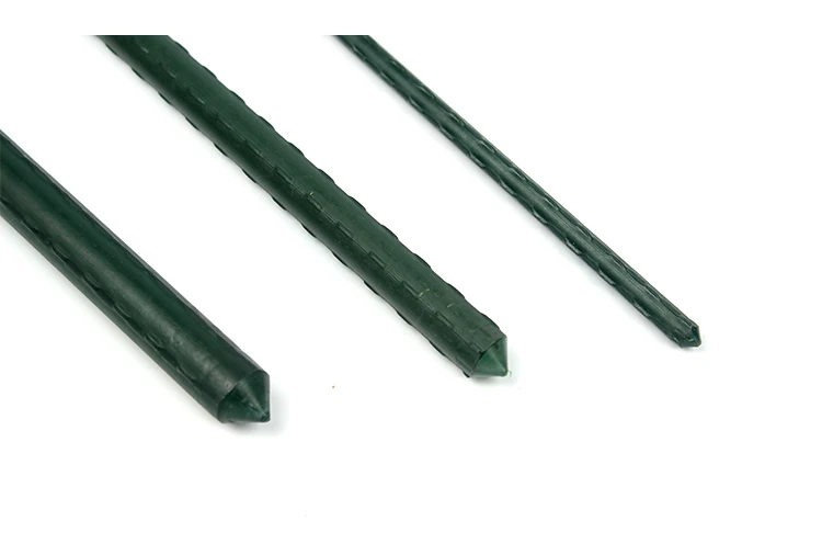 Plastic coated metal garden stakes for sale