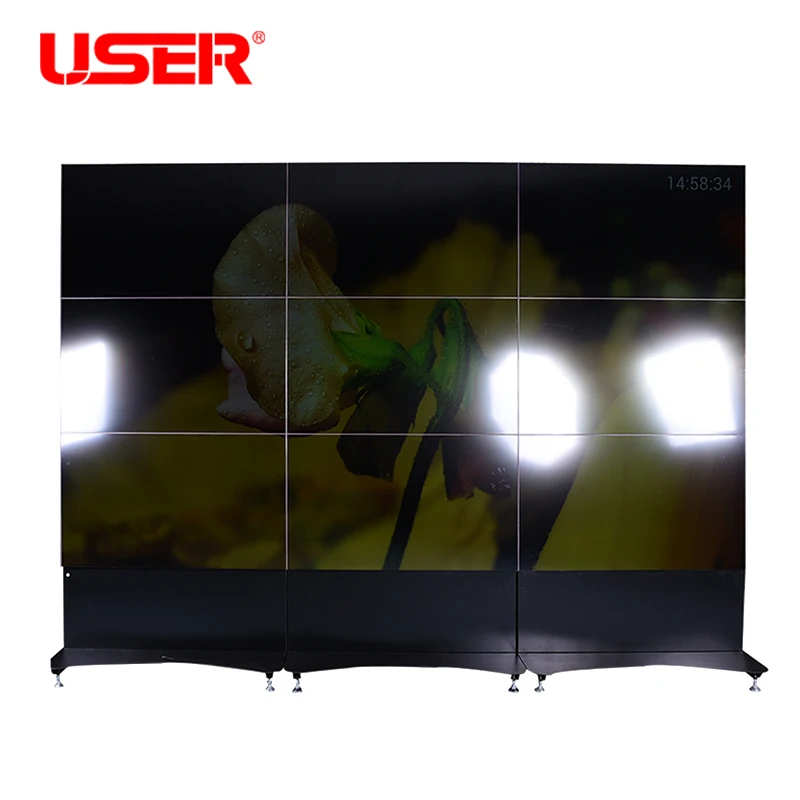 3x3 Lcd Video Wall Tv Display/outdoor Waterproof Seamless Big Size Smart 55 Inch Led Video Wall Panel Led Indoor SDK 1-3 Years