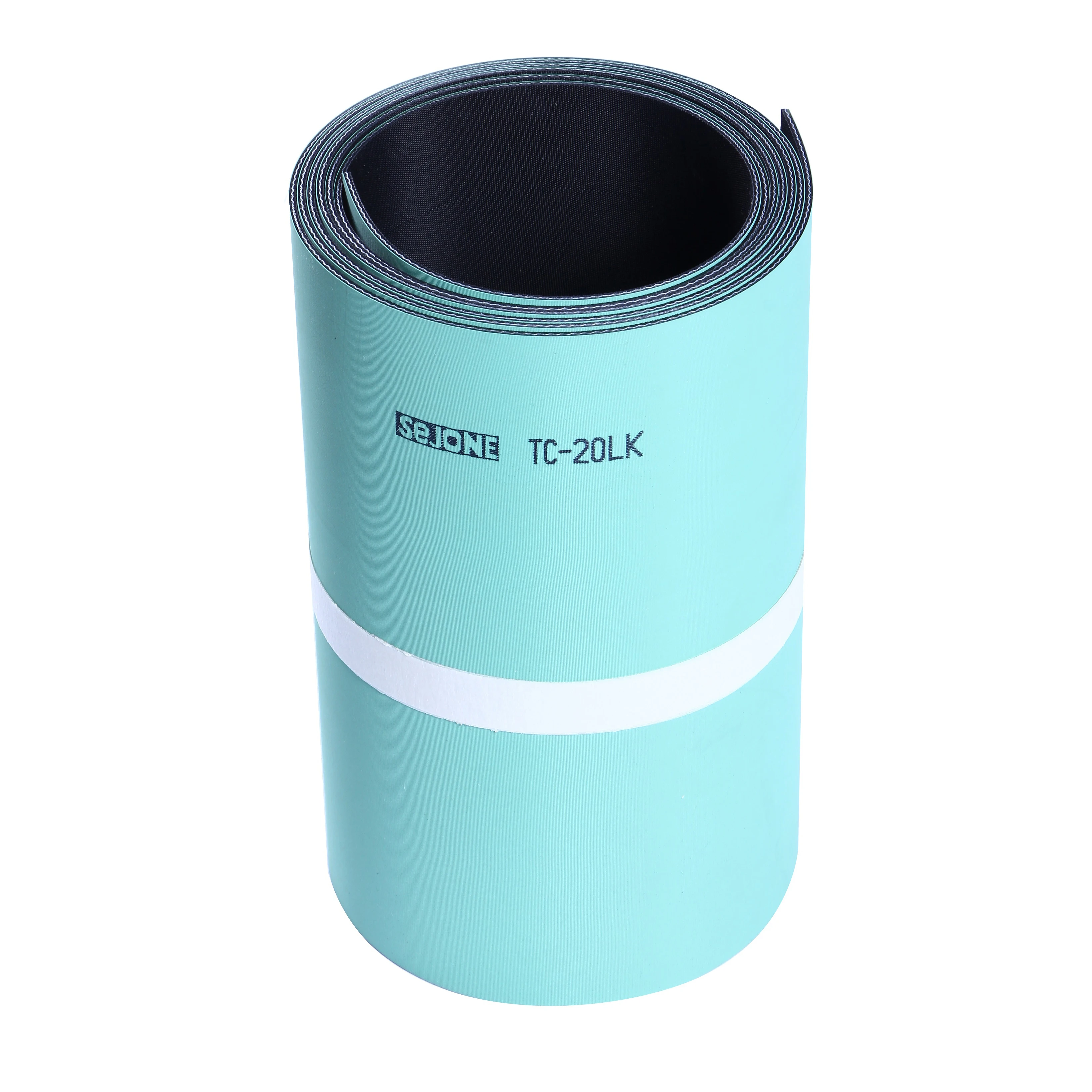 2.0mm thickness light green&black Antistatic transmission belt for spinning machine