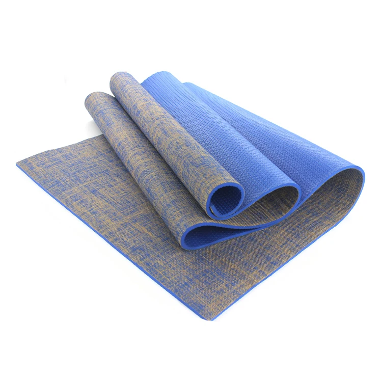 
Natural Jute Yoga Mat Eco-Friendly Non-Toxic Reversible Organic Jute PER Anti-Slip Anti Bacterial Extra Long 72 Inch 5mm 