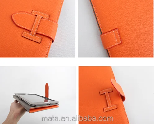 Protective Buckle PU Leather Case Tablet Cover Case for Ipad