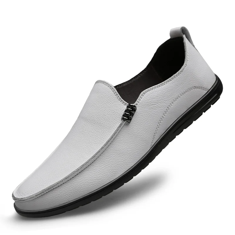 
Spring Season Breathable Men shoes Genuine Leather Soft Mocassins Shoes For Men 