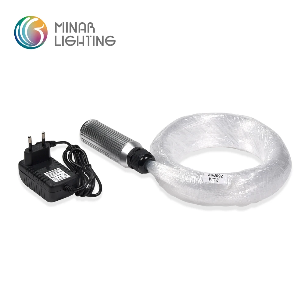 Mini 6W RGB LED fiber optic light source
