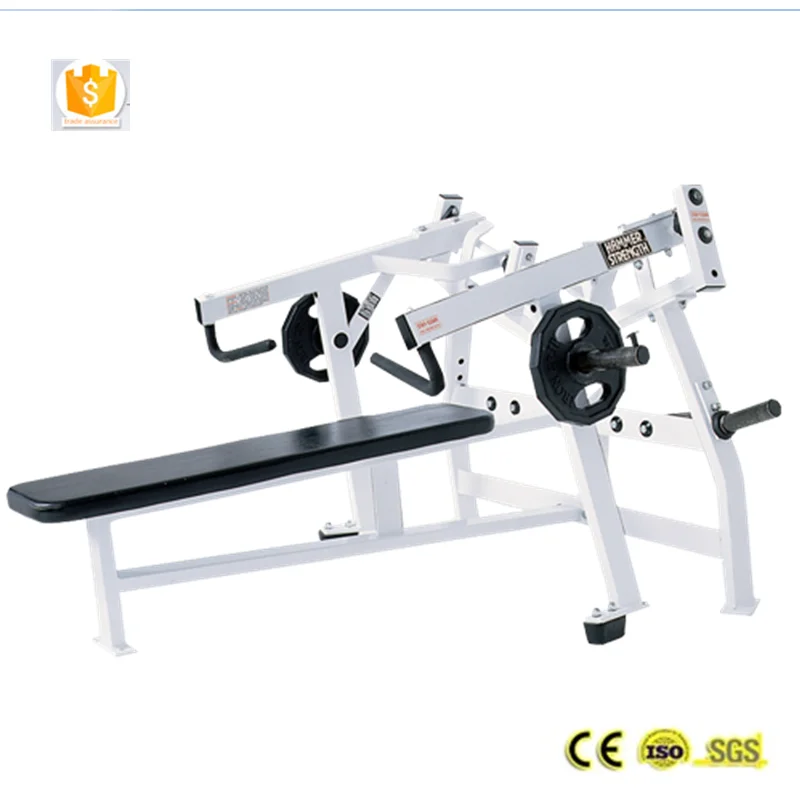 Dezhou Factory Club Gym Fitness Equipment Plate Press EM902 Iso-Lateral Horizontal Bench