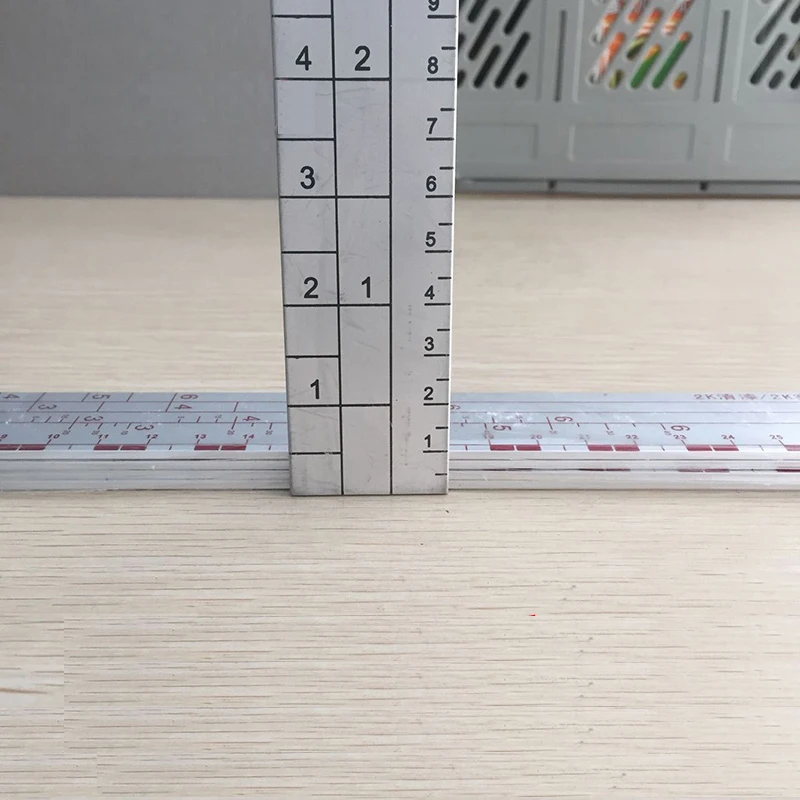 Mixing sticks measuring aluminum paint ruler