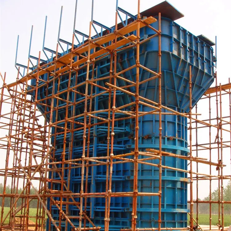 Round steel column precast concrete peri pier formwork system