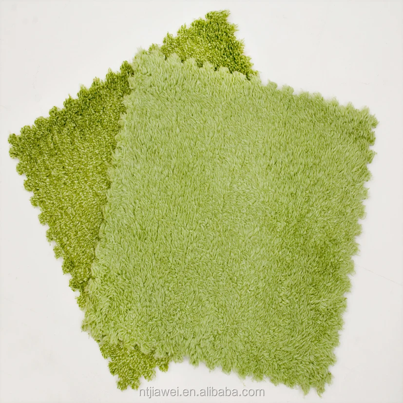 
Interlocking mat plush soft baby crawling carpet tile floor mat 