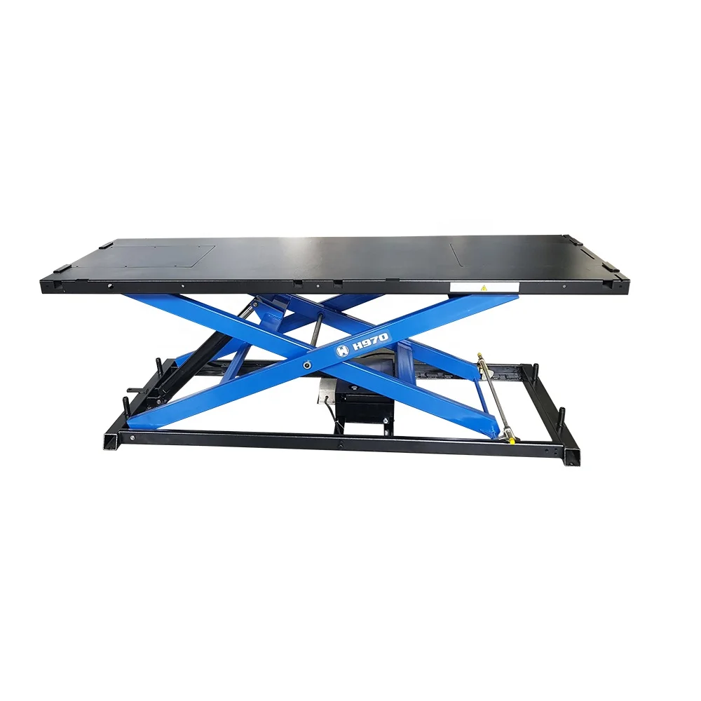Motor electric scissor table maintenance portable Motorbike Stand Hoist Lifter