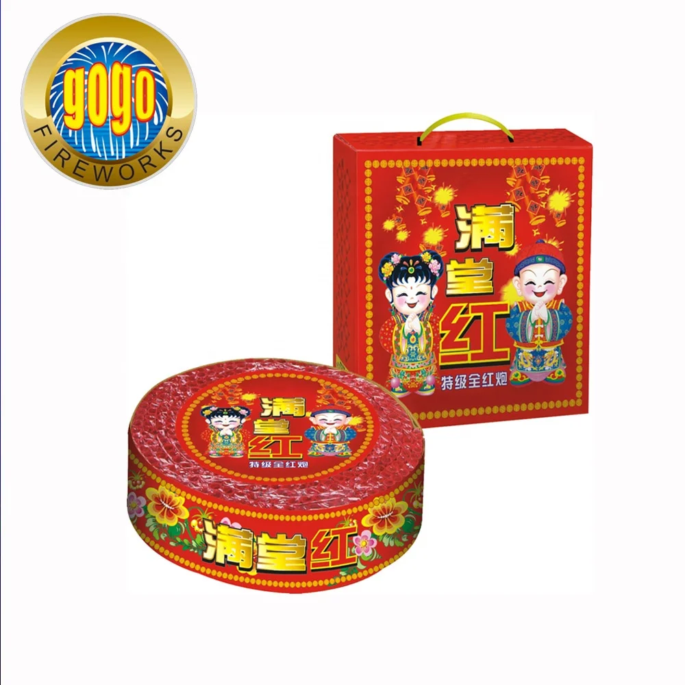 MF011 3000 Shots Red cracker fireworks banger firecrackes Chinese cracker fireworks packing in 4/1