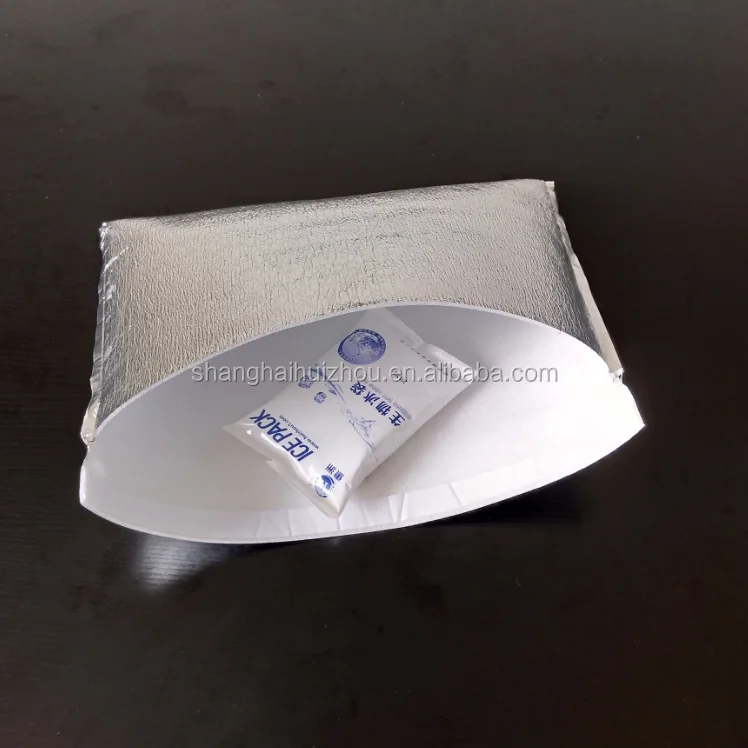 carton insert foam foil liner biodegradable  insulated freezer Silver Moisture Proof Thermal Box Liners Great To Keep Items Cold Or Warm shipping bags