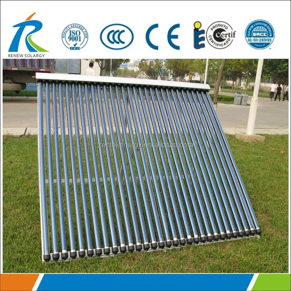 High Quality and Best Sale Heat Pipe Solar Collector for Pressurized Hot Water System