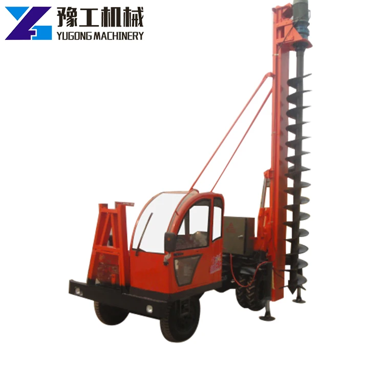 
Safety assured drilling machine mounted tractor Pile Driver for large commercial projects 