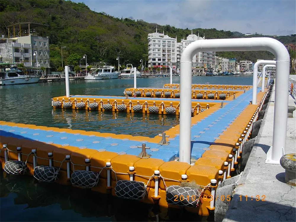 Hot selling high quality plastic modular floating pontoon  platform jet ski dock