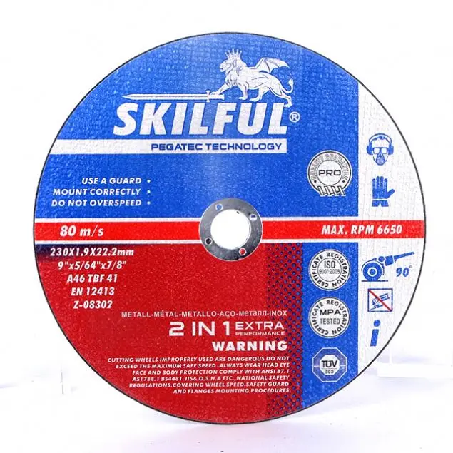 9' 230mm High Speed Cutting Wheels/cutting Disc for Metal /cut off Wheels Stainless Steel