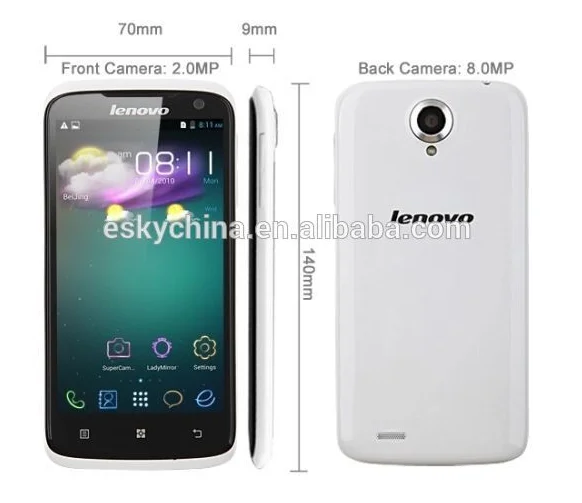 Лучшие продажи Lenovo S820 1 ГБ оперативной памяти андроид 4.2 две сим alibaba экспресс мобильный телефон