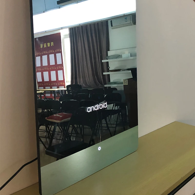 Framed Wall Mounted Screen Smart Magic Mirror Touchscreen For Japan Korea