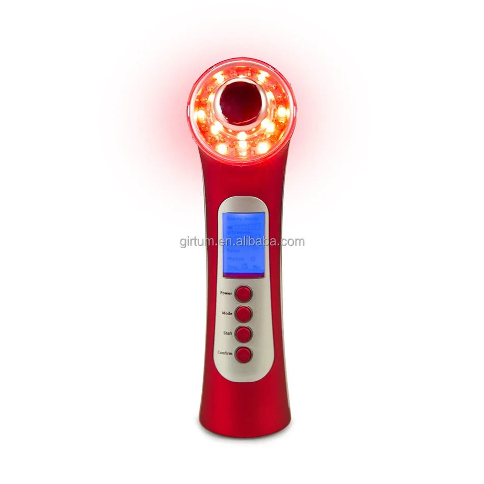 
home use portable beauty spa skin tightening ultrasonic galvanic facial machine with low price 