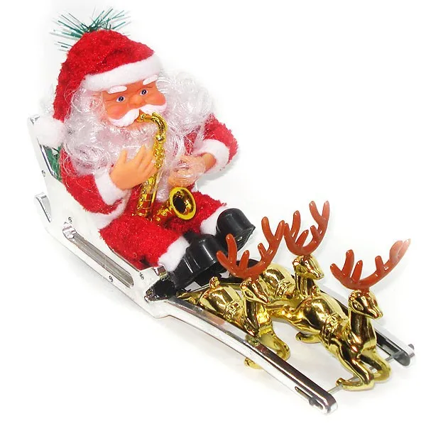 
best-selling reindeer christmas gifts fashionable plastic flying santa claus toy 