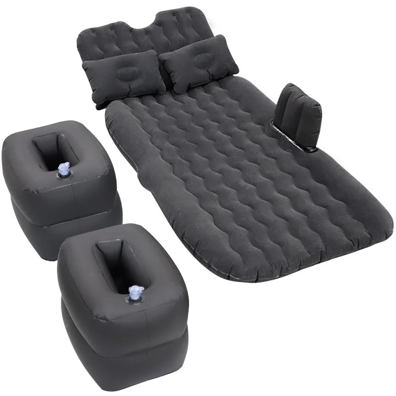 folding portable inflatable backseat air car travel bed mattress