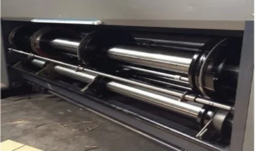 Automatic 4 Colour Flexo Printing And Cutting Machine For Corrugated Cardboard