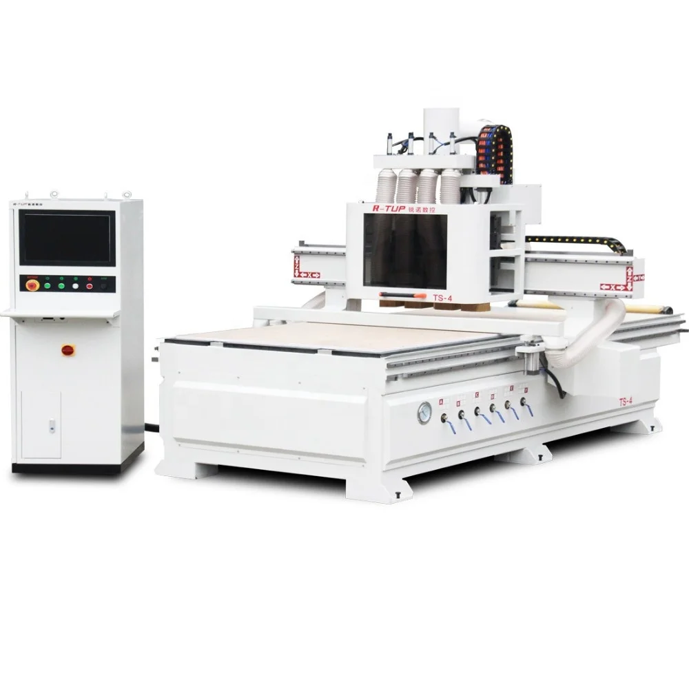TS-4 1325 1530 4 axis woodworking cnc machinery/cnc router machine rotary